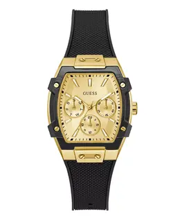 Женские часы Black Gold Tone с множеством функций, 35 мм Guess 23513205