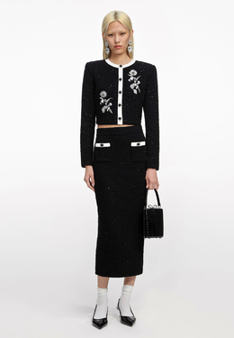 SELF-PORTRAIT: Юбка миди 