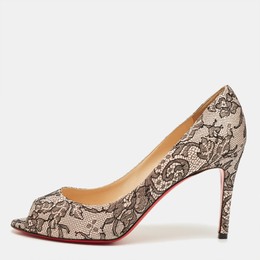 Christian Louboutin: Чёрные босоножки 