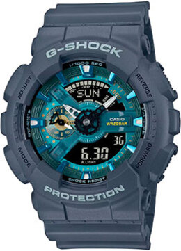 Японские наручные мужские часы Casio GA-110AS-2A. Коллекция G-Shock w254343