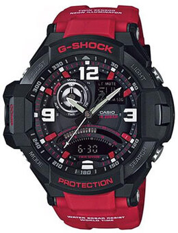 Японские наручные мужские часы Casio GA-1000-4B. Коллекция G-Shock w156288