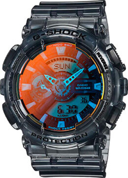 Японские наручные мужские часы Casio GA-110TLS-8A. Коллекция G-Shock w245725