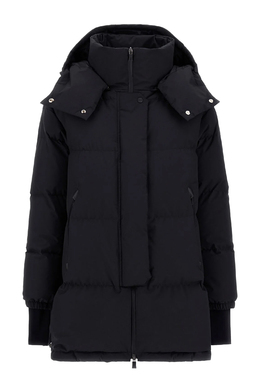 HERNO: Чёрный пуховик 