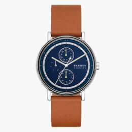 Skagen Signatur Chronograph Quartz Blue Dial Mens Watch skw6943