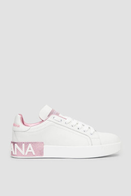 Dolce & Gabbana: Белые кроссовки 