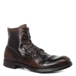 Officine Creative: Коричневые ботинки 