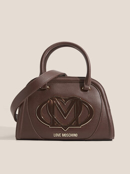 Love Moschino: Тёмная спортивная сумка 