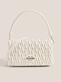 Love Moschino: Белая спортивная сумка 