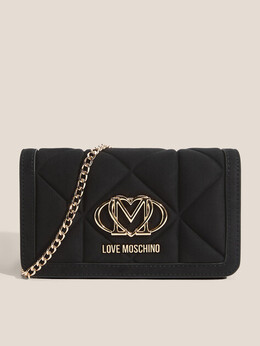 Love Moschino: Чёрный клатч 