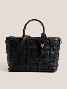 Guess: Чёрная спортивная сумка 