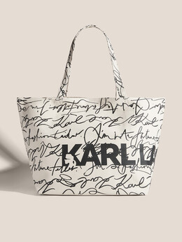 Karl Lagerfeld: Белая сумка 