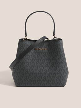 Michael Kors: Чёрная спортивная сумка 