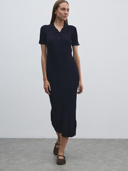 Pepe Jeans: Тёмное платье 