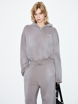 Mm6 Maison Margiela: Серая толстовка 