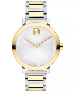 Женские часы Bold Evolution 2.0 швейцарские кварцевые двухцветные из нержавеющей стали 34 мм Movado 16467282