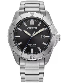 Мужские часы Eco-Drive Brycen Super Titanium с браслетом, 41 мм Citizen 18925708