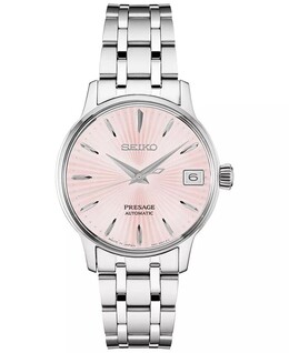 Женские автоматические часы Presage с браслетом из нержавеющей стали 33,8 мм Seiko 11437096