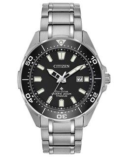 Мужские часы Eco-Drive Promaster Diver с супер-титановым браслетом, 44 мм Citizen 6820267