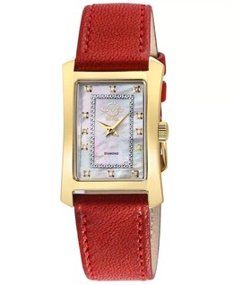 Женские часы Luino Swiss Quartz Red Leather 29mm Gevril 16393081