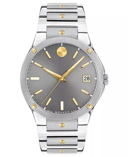 Мужские швейцарские часы SE с браслетом из золота и нержавеющей стали, 41 мм Movado 11443962