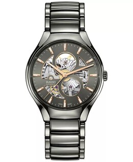 Унисекс Швейцарские автоматические часы True Grey Plasma Titanium с браслетом 40 мм Rado 18001364