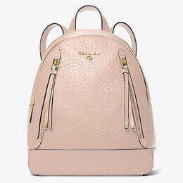 Рюкзак Michael Kors Brooklyn Medium Pebbled Leather, светло-розовый 30h1gbnb2l | soft pink
