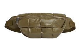 Bottega Veneta Сумка-пояс из кашемировой кожи мужская мохово-зеленая 755867v31b12877