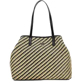 Сумка-шоппер Guess Vikky Rafia, бежевый 142183160 | beige