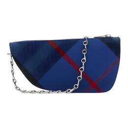 Хлопковая женская сумка через плечо рыцарский синий Burberry 80860131