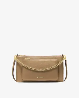 Женская сумка через плечо Jet Set среднего размера из зернистой кожи Michael Kors, ореховый mp_0478263_32f5gj6c8l | nuez