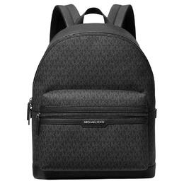 Рюкзак из лакированного холста MK Cooper черный мужской Michael Kors 37r5lcob2b-black