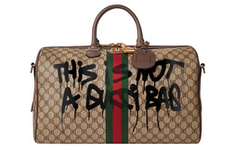 GUCCI Collaboration Покрытый тканью Рюкзак Дорожная сумка Унисекс Balenciaga 680124-2104s-0090