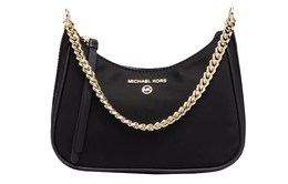 Сумка через плечо Jet Set Charm с кожаной отделкой, женская черная Michael Kors 32h1gt9c1c-001