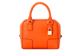 Сумка Amazona Nappa из телячьей кожи, через плечо, кросс-боди женская оранжевая Loewe a039n21x01-9100