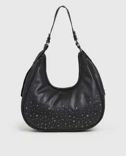 Женская сумка-хобо Nadia Cluster с металлическими заклепками Pepe Jeans, черный a54999174 | negro