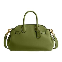 Coach Кожаная сумка через плечо Империя Коровы кроссбоди женская тёмно-лаймовая cu066-b4x1j