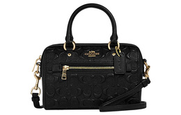 Coach Сумка бостон Rowan Iconic Smooth Calfskin мини женская черная cc944-imblk