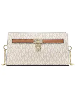 Сумка-трансформер Michael Kors Hamilton с маленьким логотипом, кроссбоди Michael Kors, белый 23099332 | white