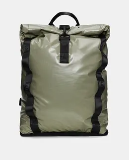 Рюкзак Sibu Rolltop Rucksack mini в черном цвете Rains, светло-зеленый a54770160 | verde claro