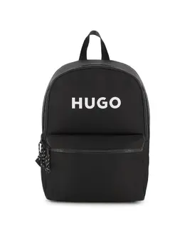 Черный рюкзак для мальчиков из полиэстера Hugo mp_0049957_g00557k | negro