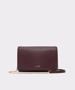Женская сумка через плечо с металлической застежкой Aldo, бордовый mp_0016467_riverly | burdeos
