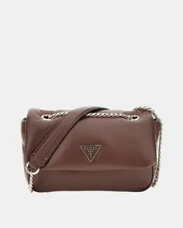 Мини-сумка через плечо с магнитным клапаном Guess, коричневый a55601761 | marrón