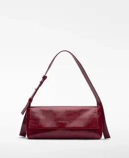 Orion Женская кожаная сумка через плечо с клапаном Adolfo Dominguez, красный mp_0436790_266311685152 | rojo