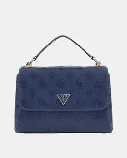 Средняя сумка через плечо на молнии и магнитной застежке Guess, темно-синий a55601790 | azul marino