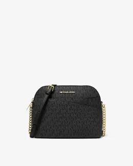 Женская сумка через плечо Jet Set Travel среднего размера с выпуклой формой и логотипом Michael Kors, черный mp_0478263_35f1gtvc6b | negro