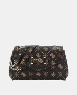 Сумка через плечо с магнитным застежкой Guess, темно-коричневый a55635700 | marrón oscuro