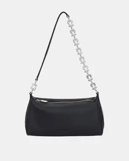 Сумка через плечо с застежкой-молнией и длинным регулируемым ремнем Tous, черный a55793650 | negro