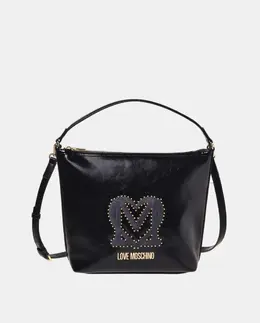 Сумка через плечо со съемным плечевым ремнем Love Moschino, черный a55896082 | negro