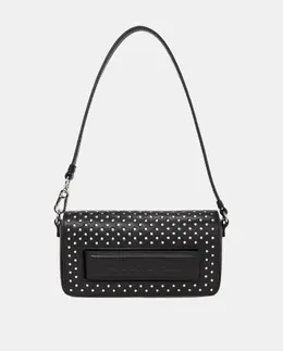 Кожаная сумка-багет Karl Lagerfeld, черный a56704618 | negro