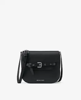 Женская сумка через плечо Emilia небольшого размера из зернистой кожи Michael Kors, черный mp_0478263_32f5su5c1t | negro